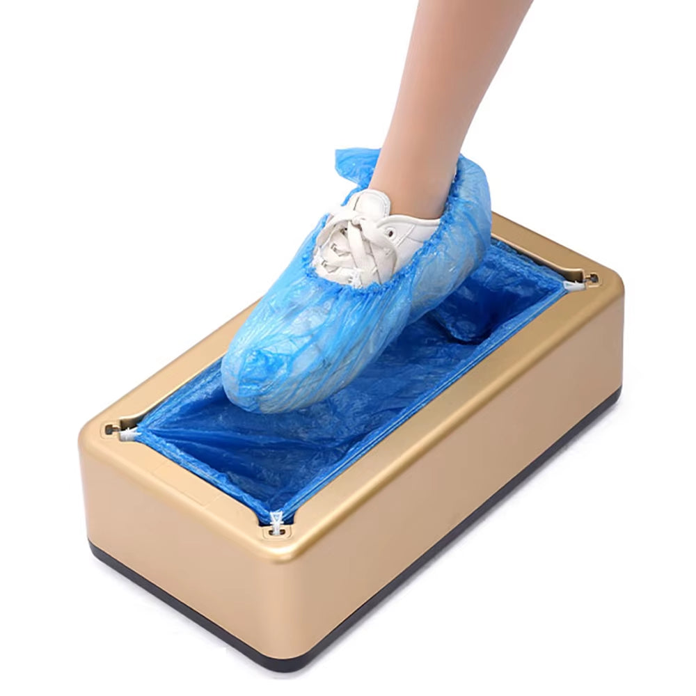 InstaGuard Auto-Dispenser: Portable Hands-Free Shoe Covers | Anti-Slip Protection