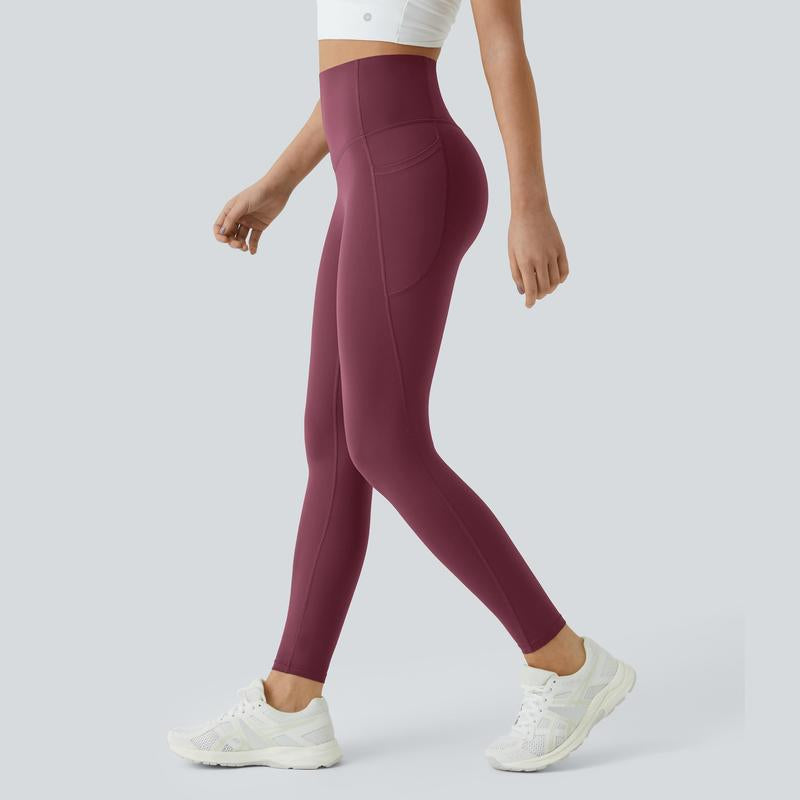 Ultrasculpt High Waisted Tummy Control Side Pocket Shaping Training Leggings 