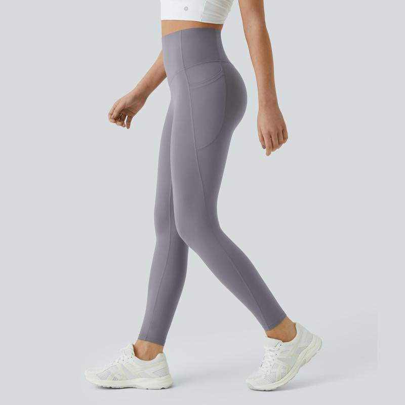 Ultrasculpt High Waisted Tummy Control Side Pocket Shaping Training Leggings 