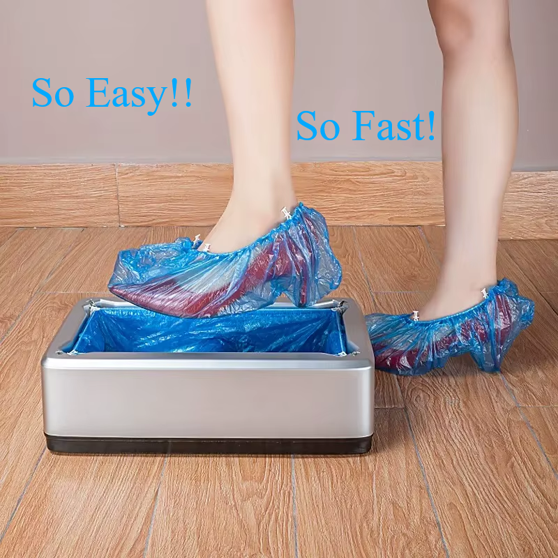 InstaGuard Auto-Dispenser: Portable Hands-Free Shoe Covers | Anti-Slip Protection