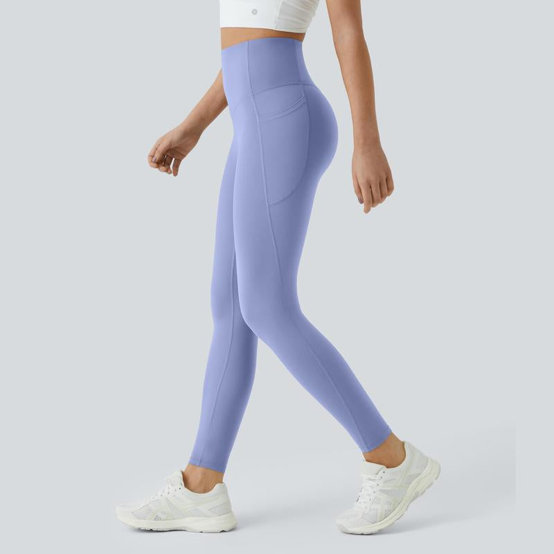 Ultrasculpt High Waisted Tummy Control Side Pocket Shaping Training Leggings 