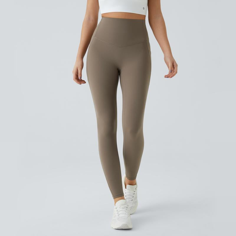 Ultrasculpt High Waisted Tummy Control Side Pocket Shaping Training Leggings 
