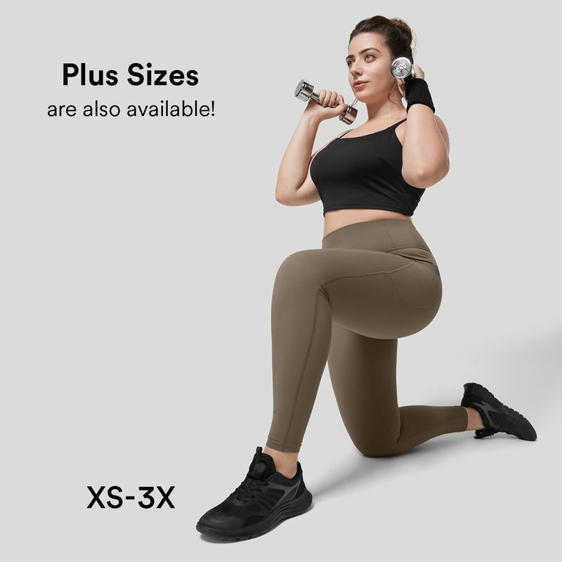 Ultrasculpt High Waisted Tummy Control Side Pocket Shaping Training Leggings 
