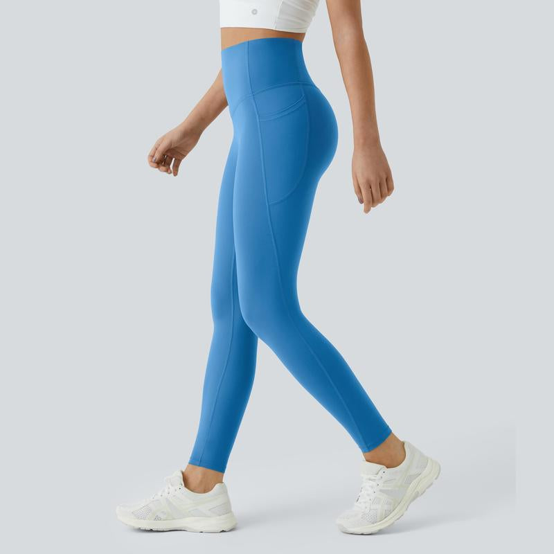 Ultrasculpt High Waisted Tummy Control Side Pocket Shaping Training Leggings 