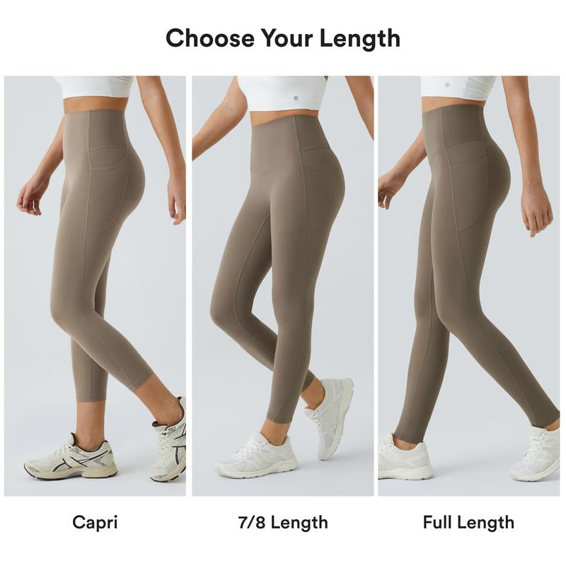 Ultrasculpt High Waisted Tummy Control Side Pocket Shaping Training Leggings 