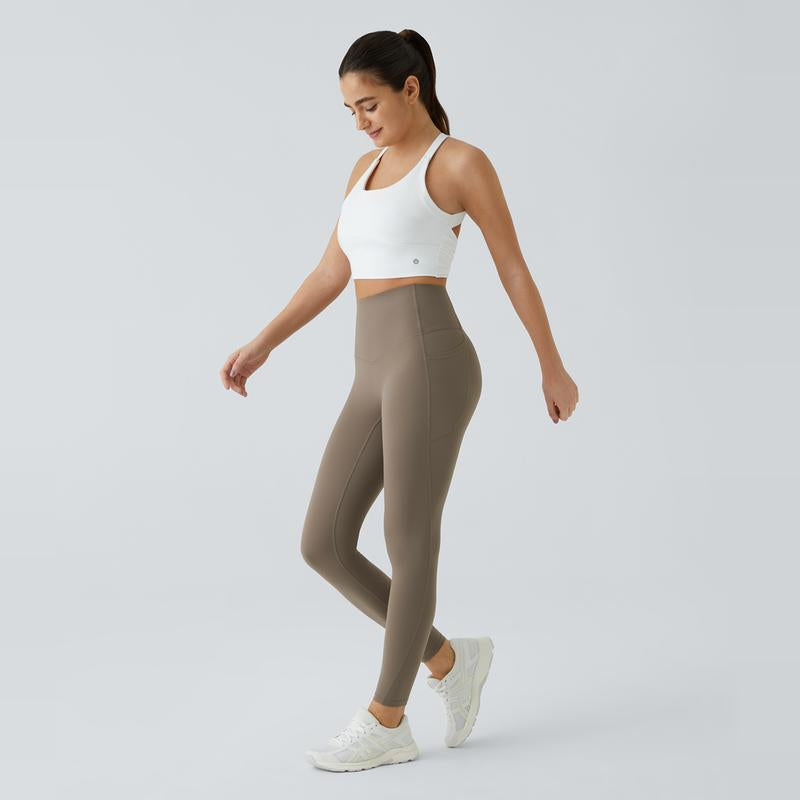 Ultrasculpt High Waisted Tummy Control Side Pocket Shaping Training Leggings 