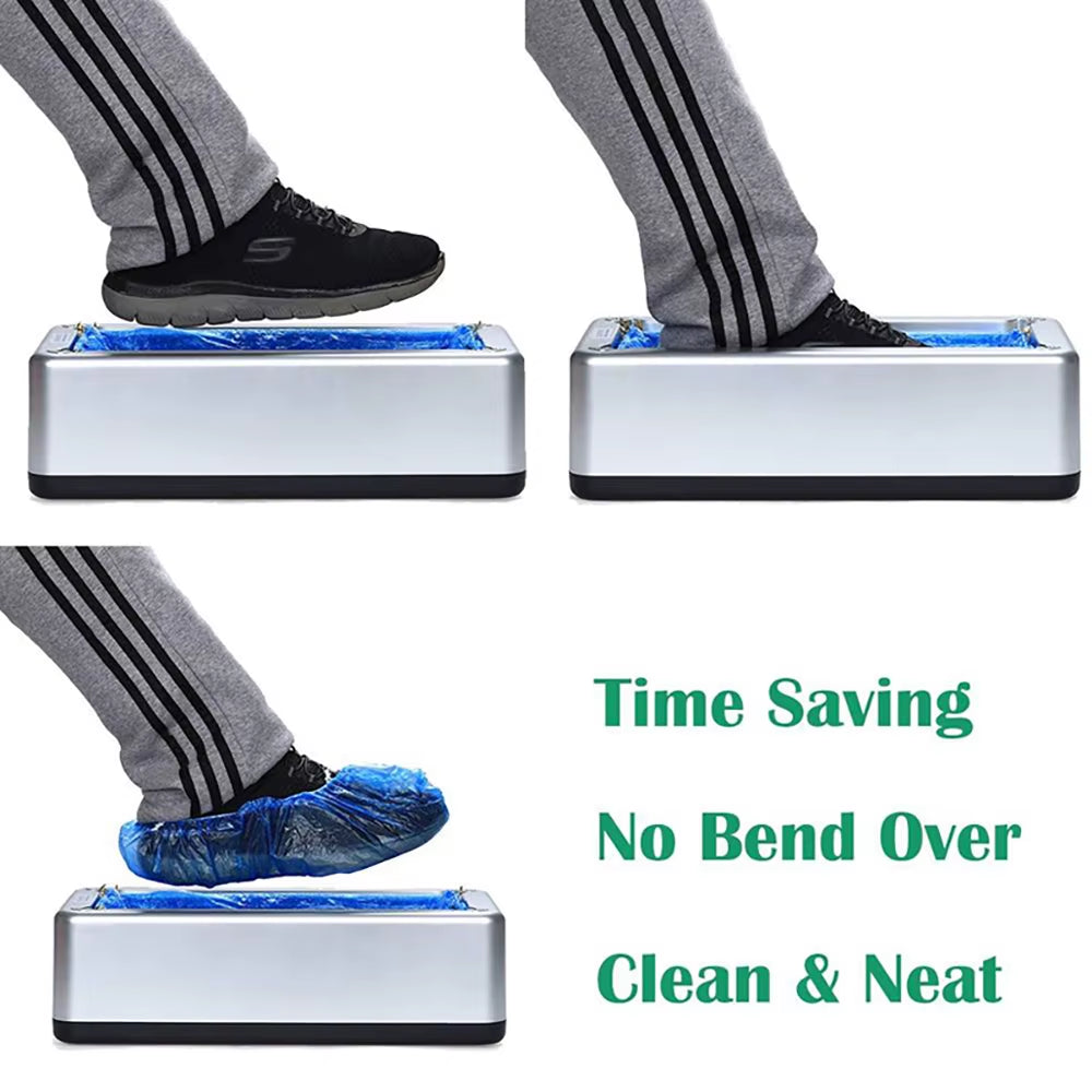 InstaGuard Auto-Dispenser: Portable Hands-Free Shoe Covers | Anti-Slip Protection